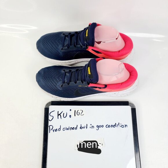 Nike Men's Navy Crimson Red Air Zoom Structure 24 Athletic Running Shoes Size 10 - Picture 7 of 7